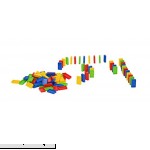 Home-X Bulk Dominoes Plastic Mixed Colors 100pcs | Creative Design Building and Toppling Fun  B07F4FHD6K